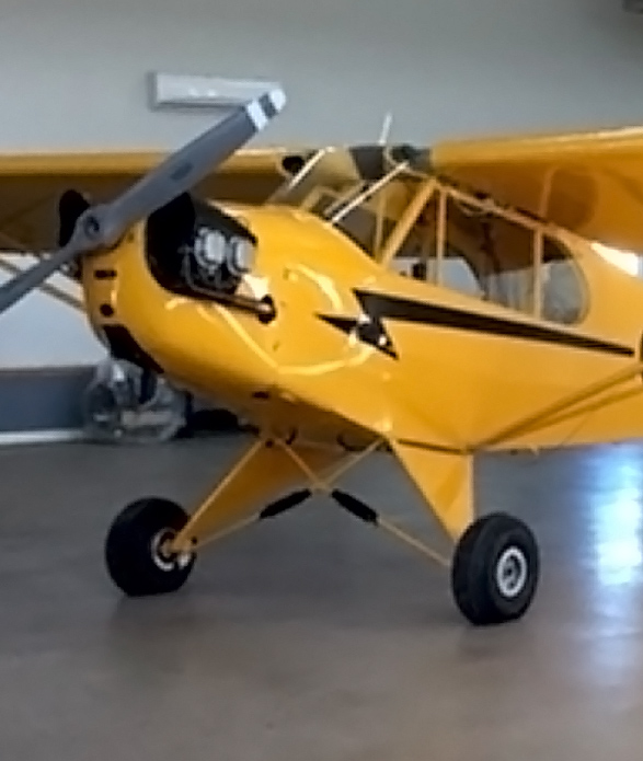 yellow light aircraft 2013 Wagaero/J3CUB